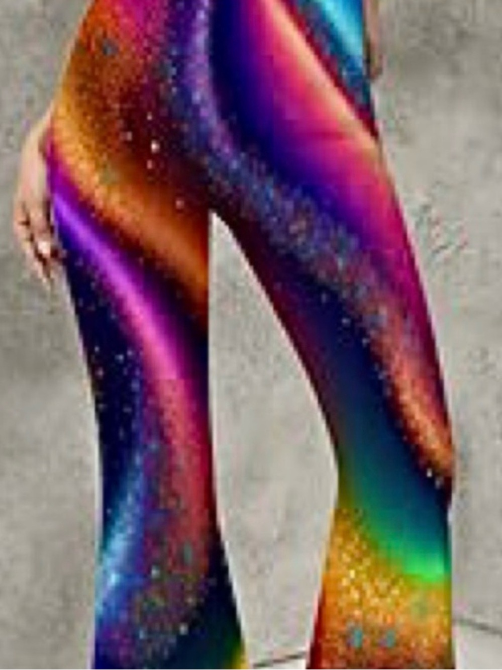 Psychedelic Cosmic Space Flare Pants